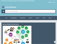 Tablet Screenshot of eucliduniversity.org